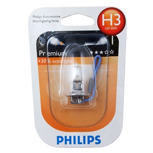 ����� PHILIPS H3 Premium 12V 55W PK22s (blister 1��.)